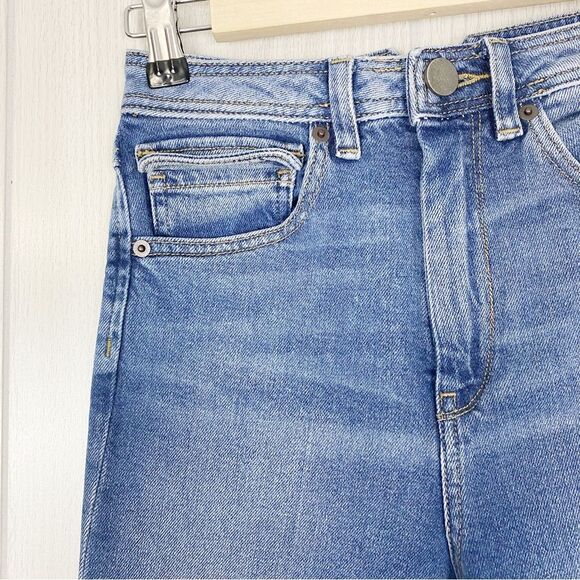 ASOS | High Rise Ankle Straight Leg Jeans Size 25 / 30 - Picture 3 of 11